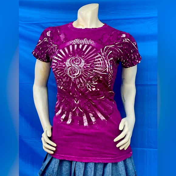 Affliction size S T shirt NEW WITH TAGS - Picture 2 of 15